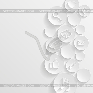 Abstract background. Web concept. Vector illustration - vector clipart
