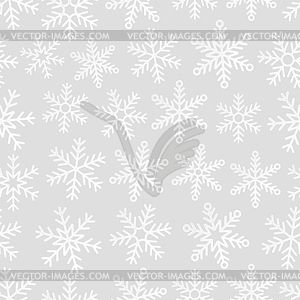 Seamless background with snowflakes - vector clipart