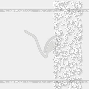 Abstract background with floral pattern - vector clip art