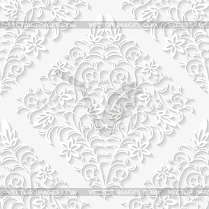 Seamless floral background. Vector illustration. - vector image