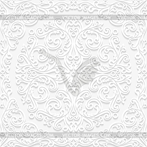 Seamless floral pattern. Vector illustration. - vector image