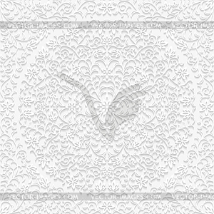 Seamless floral pattern in traditional style - vector image
