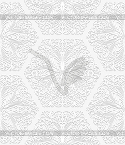 Seamless floral pattern in traditional style - vector image