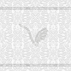 Seamless floral pattern in traditional style - vector EPS clipart