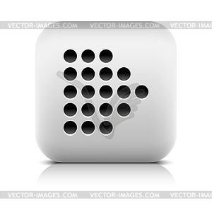 Web icon with digital arrow sign - royalty-free vector image