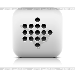Web icon with digital arrow sign - vector clip art