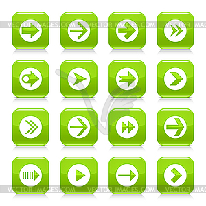 16 arrow icon set 03 - vector EPS clipart