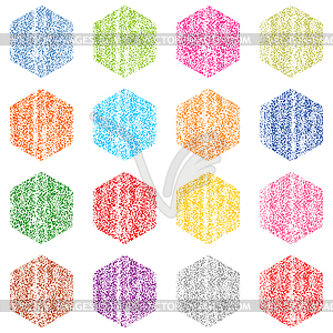 Seamless pattern with old painted texture paper - vector image