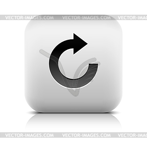 Refresh, reload, rotation, reset pictogram - vector image