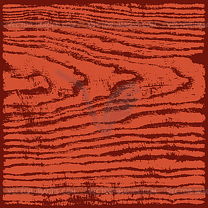 Красный и коричневый цвета текстуры древесины фон в квадратного формата - стоковый векторный клипарт