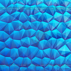 Blue abstract geometrical backdrop with sexangle, triangle shapes with copy space for your text, sign - vector EPS clipart