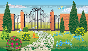 Landscape Park - vector EPS clipart