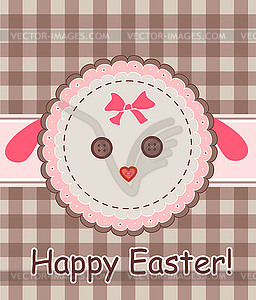 Easter napkin with sheep - vector EPS clipart