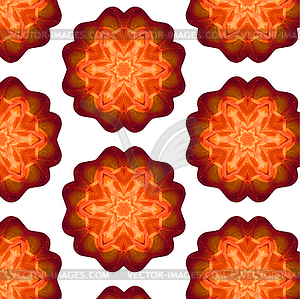 Lace floral ethnic ornament seamless pattern - vector clipart