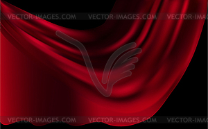 Red maroon,scarlet silk background with some soft - vector image