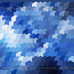 Abstract blue azure background - vector image