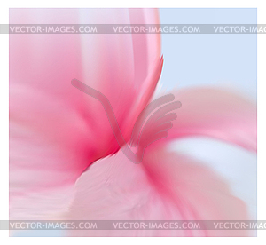 Romantic fuzzy flower background - vector clip art