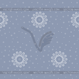 Blue and white decoration ornament abstract - vector clip art