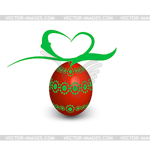 Background with easter eggs - vector clip art