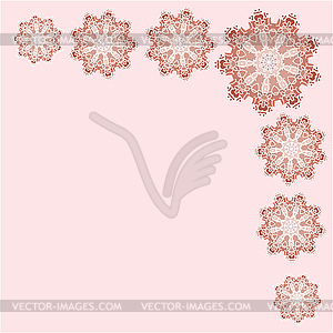 Romantic vintage lace ornament paper texture - royalty-free vector image