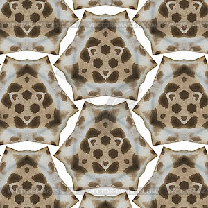 Abstract seamless Giraffe skin pattern - vector image