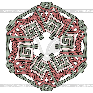 Abstract background ornament geometric vintage - vector clipart
