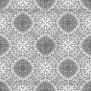 Ethnic abstract hand-drawn seamless pattern - vector image