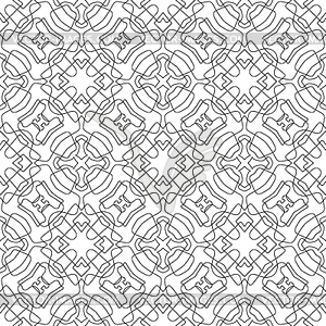Abstract hand-drawn seamless pattern - vector image