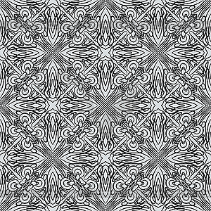 Abstract hand-drawn seamless pattern - vector image