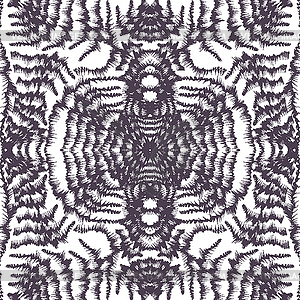 Modern monochrome. Abstract seamless pattern - royalty-free vector clipart