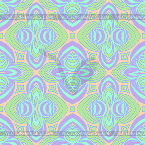 Абстрактный красочный Кудрявые Бесшовные узор - векторизованное изображение
