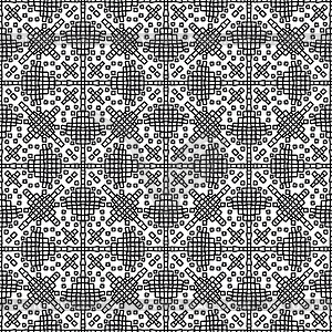 Modern abstract seamless pattern - vector image