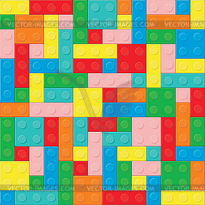 Construction blocks (removable pieces). Vector - vector clip art