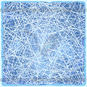 Ice гранж фон с линиями - векторный клипарт / векторное изображение