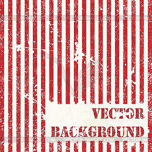 Abstract striped grunge background - vector image