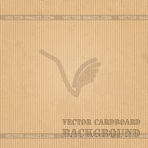 Cardboard grunge paper texture background - vector clip art