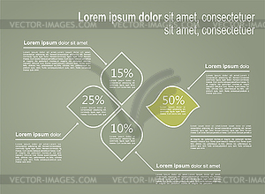 Infographic template. Vector illustration - vector EPS clipart