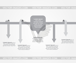 Infographic Templates for Business design - vector image