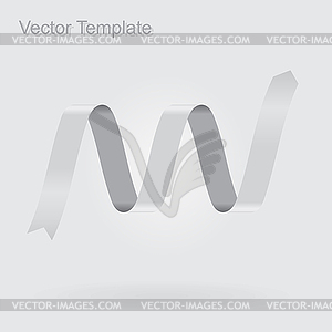 Modern Design template.  - white & black vector clipart