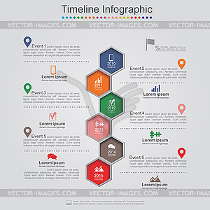 Infographics element web design layout - vector clipart