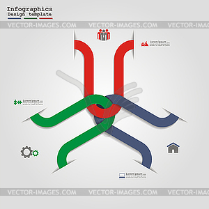 Infographic design template - vector clip art