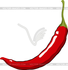 Red Hot Chili Pepper - vector image