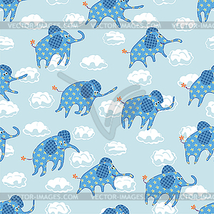 Child`s seamless pattern - vector image