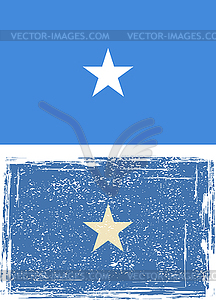 Somali Grunge Flag. - Vector Clip Art