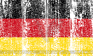 Germany grunge flag.  - vector image