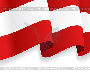 Background with waving Austria Flag - vector clipart