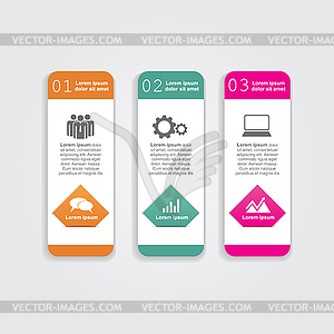 Abstract infographic - vector image