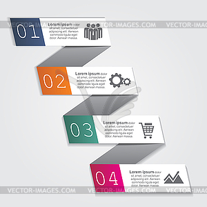 Abstract infographic - stock vector clipart