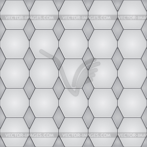 Tile geometric seamless pattern - royalty-free vector clipart