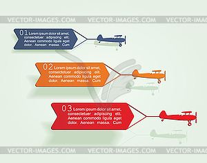 Infographic design template with elements and icons - vector clipart / vector image